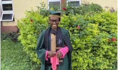 From Unintelligent to Unprecedented: 21-Year-Old Overcomes Odds to Emerge as Achievers University's Best Graduating Student