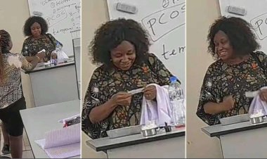 Lecturer don Blush : Student's Gratitude Note Brightens Lecturer's Day, Sparks Viral Appreciation for Educators
