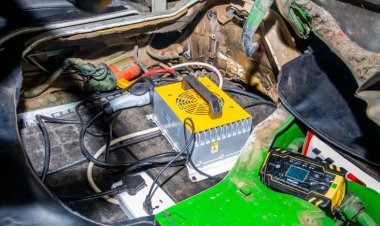 KWASU Student Convert Pertrol Engine Bus to One Powered By Electricity