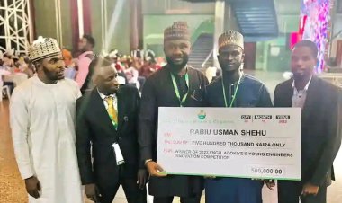 ATBU Graduate Emerges Overall Winner at Young Engineers Innovation Competition 2023