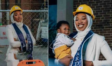 Resilient Gambian Woman Graduates as Civil Engineer from Howard University While Nurturing Newborn Son
