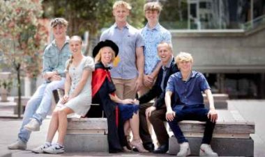 Woman Graduate With PhD Degree While Raising 5 Children