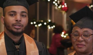 Family Triumph: Mother and Son Graduate Together, Setting a Record at UMGC