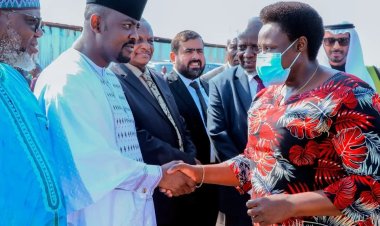 MAAUN Founder Prof. Gwarzo, two others support Ugandan VP at a groundbreaking ceremony