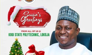 Christmas Greetings from Kogi State Polytechnic Rector: A Message of Peace and Compassion