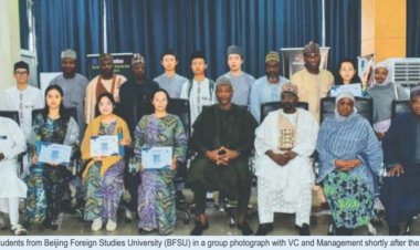 BUK Honours International Students from Beijing University
