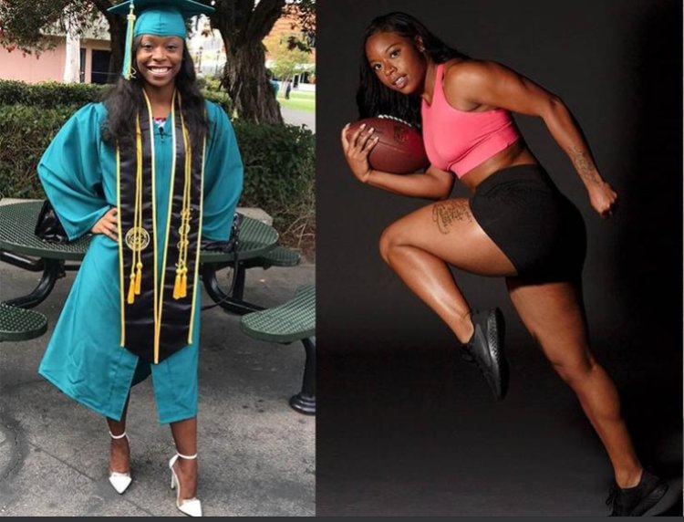 Trailblazer Toni Harris Graduates with Four Degrees after Pioneering US Football Scholarship