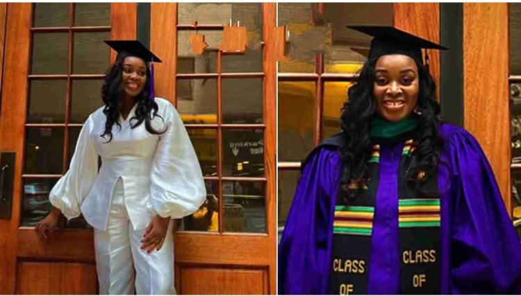Young African Lady Overcomes Lecturer's Doubt, Earns Master's Degree in the USA