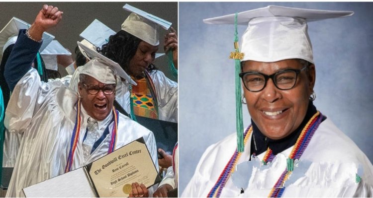 Achieving Dreams at 67: Renee Carroll Graduates from High School with Distinction