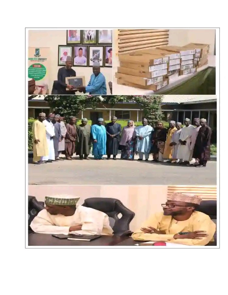 Vice Chancellor of Federal University Kashere Donates 20 Laptops to Gombe State University