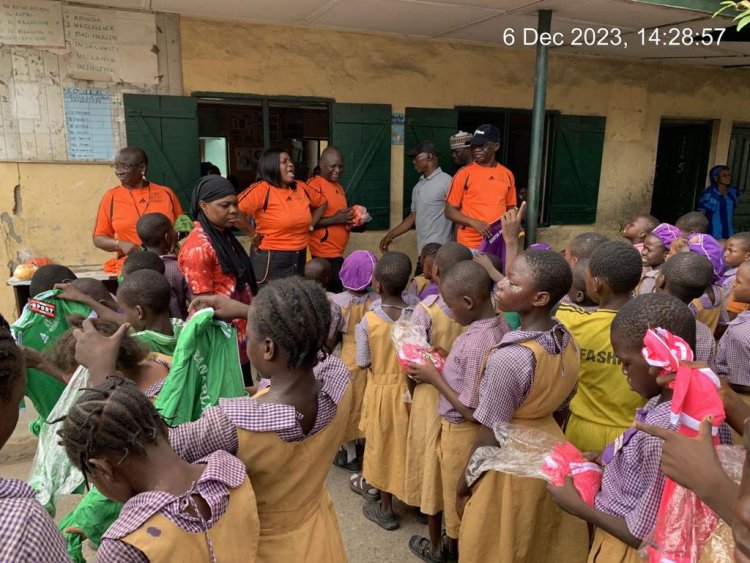 LAWMA Donates Gifts to Lagos Primary School
