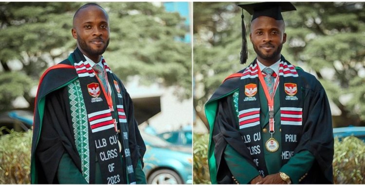 Paul Mensah Amanor Attains First-Class Honors in Law, Secures Best Graduating Student Award