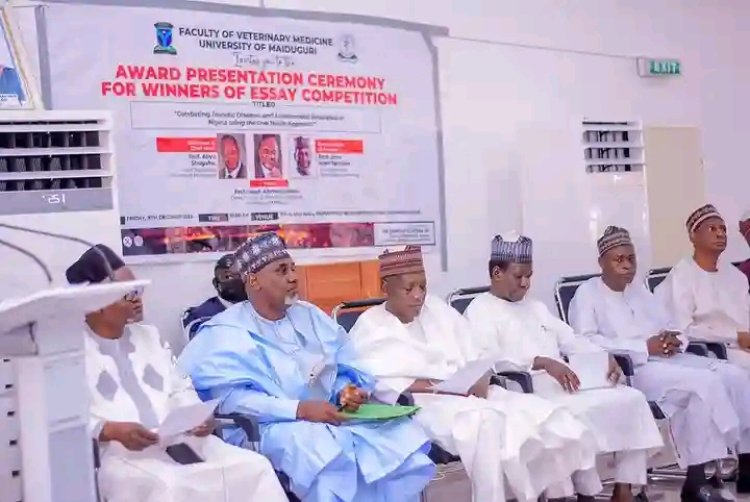 BOSU VC Prof. Umar Kyari Sandabe Attends Essay Competition Award Presentation