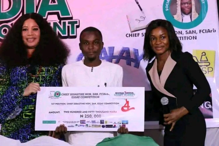 Outstanding Victory for BUK Student in Chief Sebastine National Essay Competition