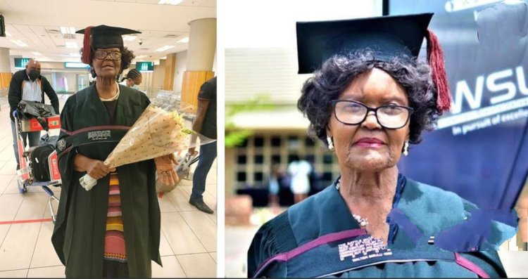 75-Year-Old South African Grandmother Achieves Master’s Degree, Sets Sights on PhD