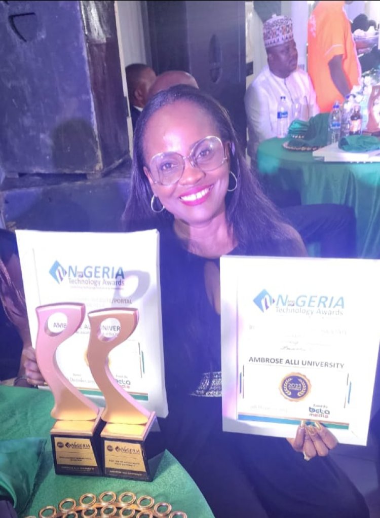 AAU wins three awards at Nigeria Technology Awards 2023
