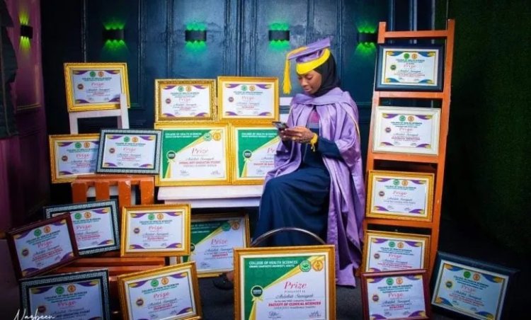 24 years-old Married Woman Emerges UDUS’ Best-Graduating Medical Student, Bags 23 Awards