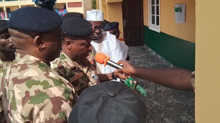 Nigerian Army Hands Over Renovated Classrooms to Borno State Government