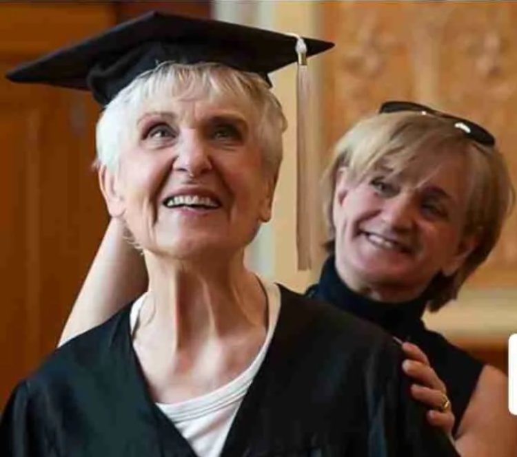 90-Year-Old Joyce DeFauw Graduates with Honors from Northern Illinois University