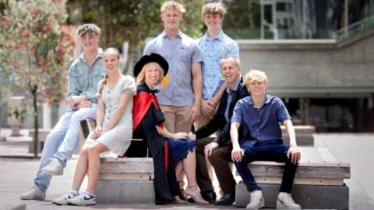 Woman Graduate With PhD Degree While Raising 5 Children