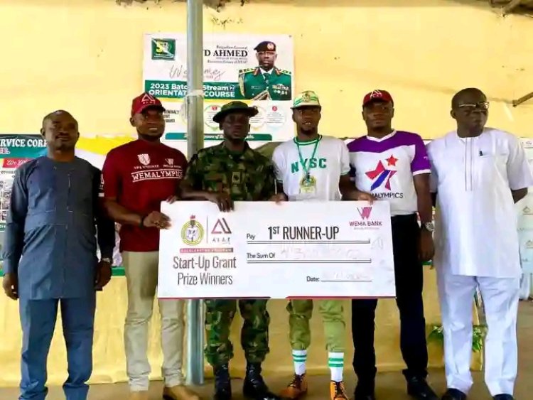 FULafia VC applauds Aminu on software development as corps member wins N700,000 WEMA Bank award