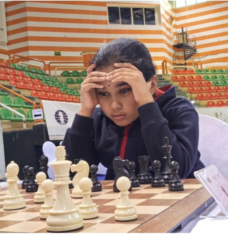 8-Year-Old Schoolgirl Emerges Best Female Chess Player in Europe