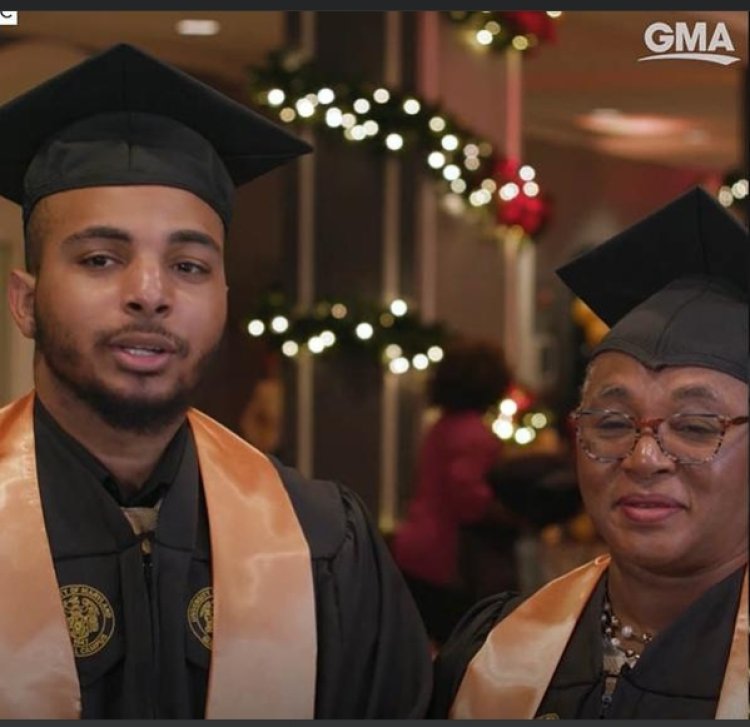 Family Triumph: Mother and Son Graduate Together, Setting a Record at UMGC