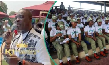 KWAM 1 Inspires and Entertains NYSC Corps Members in Ijebu, Counsels Them on National Pride