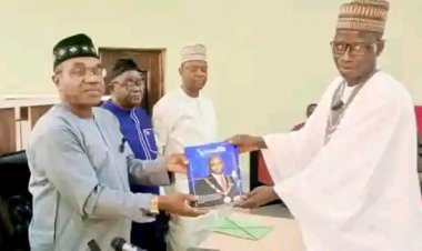 Hon. Musa Ibrahim Abubakar Pays Courtesy Visit to FULafia's Vice-Chancellor