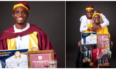 Academic Excellence: Hakeem Ashamu Onitọlọ Emerges Best Graduating Student with 4.83/5.00 CGPA, Wins Double Awards