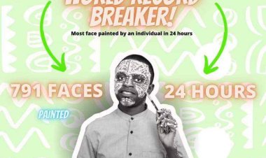 BUK Student Sets Guinness World Record for Face Painting