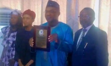 TSU VC Prof Bako Bags National Assembly Leadership Award