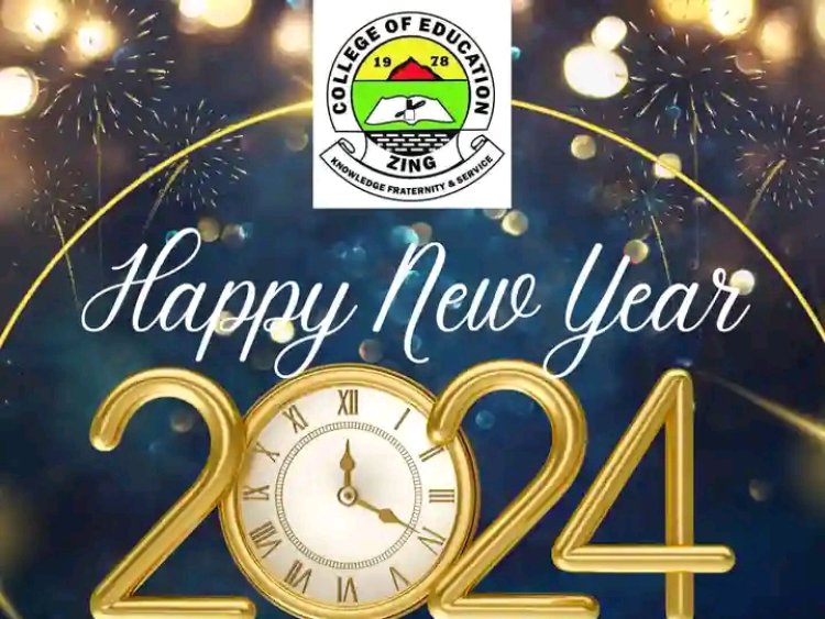 College of Education Zing Welcomes 2024 with Heartfelt New Year's Wishes