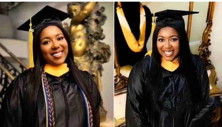 21-year-old Lady who won $9.4million scholarship graduates from US university with two degrees, sets record