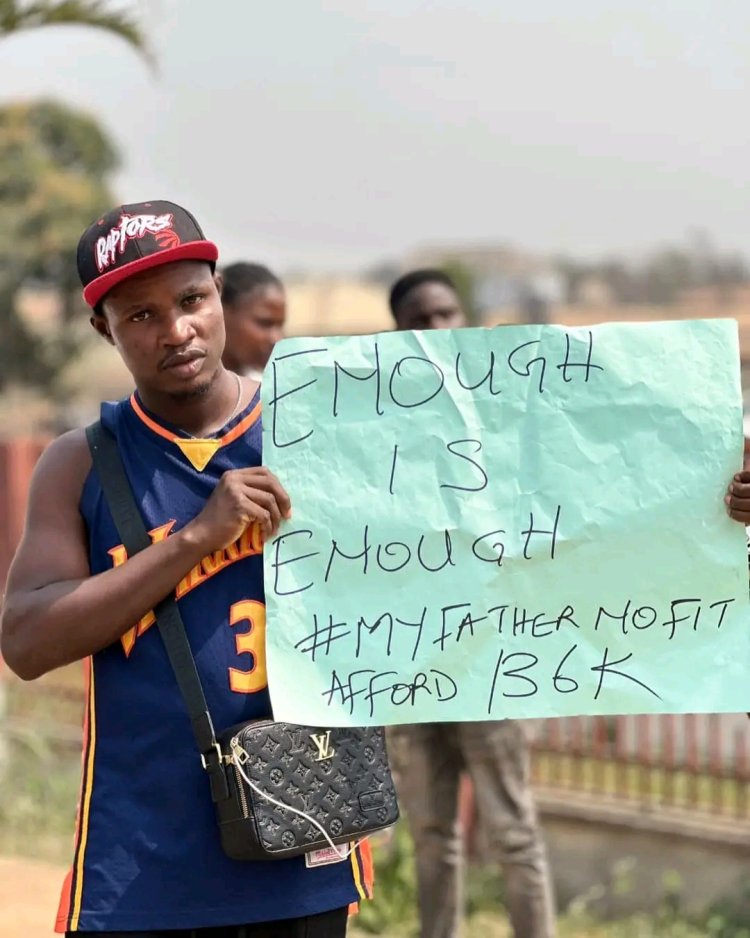FUTA Students Protest Against Tuition Fee Hike, Ground Academic Activities