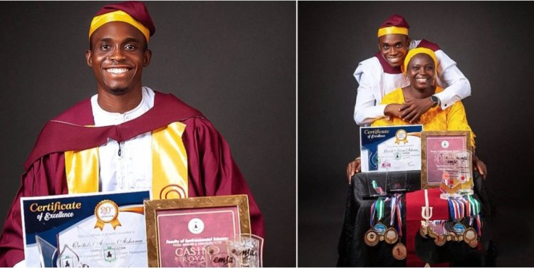 Outstanding Nigerian Graduate, Hakeem Ashamu Onitọlọ, Secures First-Class Honors with 4.83/5.00 CGPA and Double Best-Graduating Awards