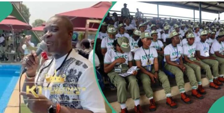 KWAM 1 Inspires and Entertains NYSC Corps Members in Ijebu, Counsels Them on National Pride