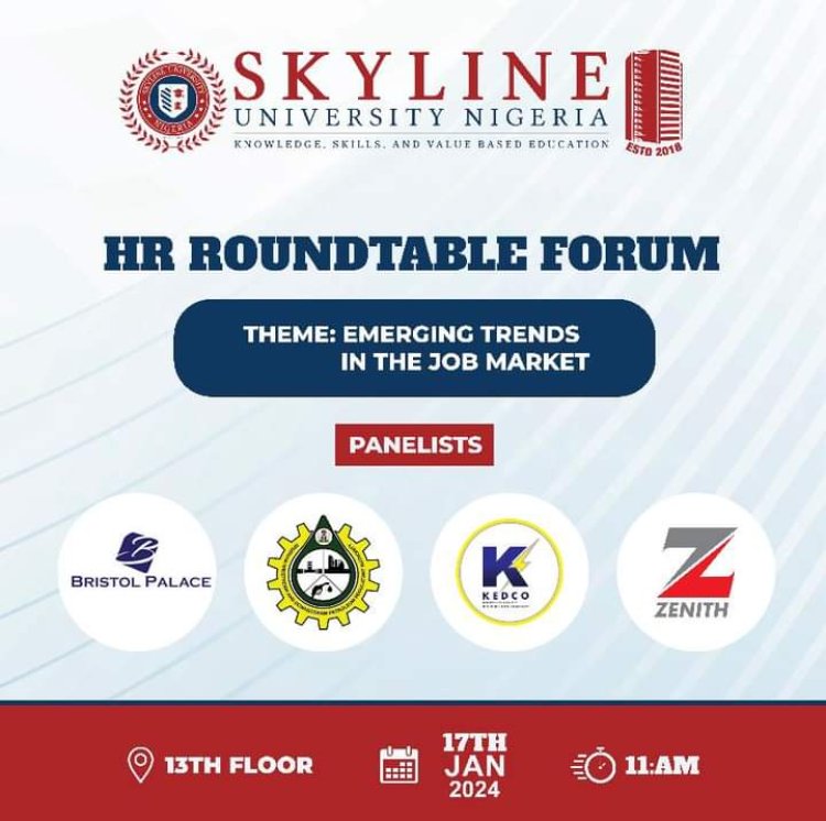 Skyline University to Empower Final-Year Students with HR Round Table on 'Emerging Trends in the Job Market