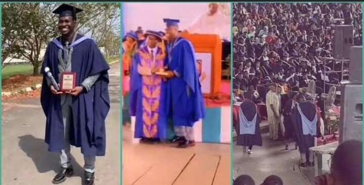 "I Wish This Day Never Ends": Brilliant Boy Celebrated for Emerging Best Graduating Student