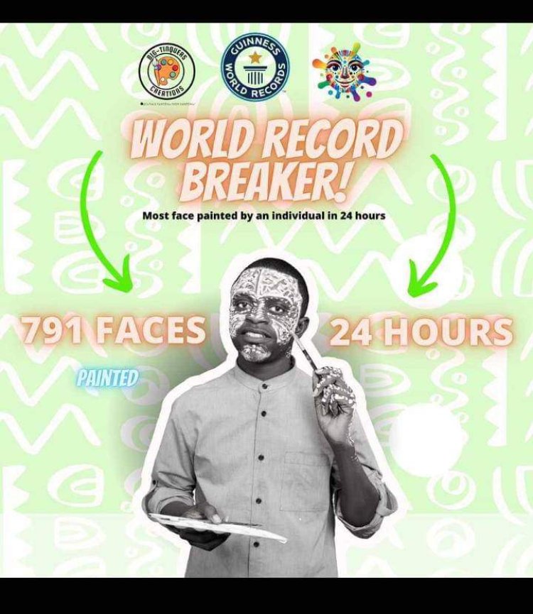 BUK Student Sets Guinness World Record for Face Painting
