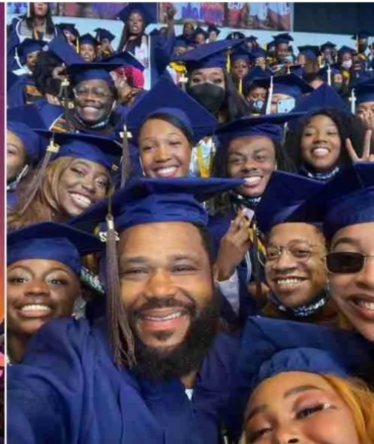 Hollywood Star Anthony Anderson, 52, Triumphs with Bachelor's Degree from Howard University