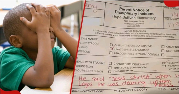 School Disciplines Pupil for Uttering "Bad Word" - Parents Express Shock