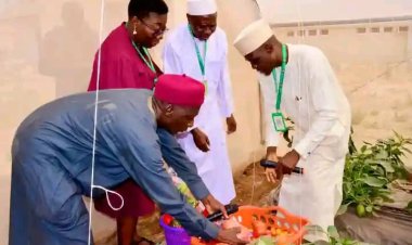 FULafia VC Abdul Rahman commends agric faculty on screen house unveiling