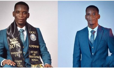 Young African Man Graduates as Nurse with Honors, Receives 7 Awards and ₦160,000 as Best Graduating Student