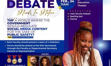 ABSU SUG Hosts Inter-Faculty Debate on Social Media Regulation for Public Safety
