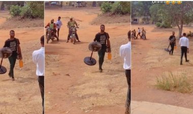 Nigerian Student Makes Waves by Bringing Standing Fan to Class to Beat the Heat