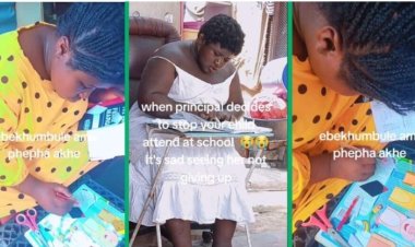 Girl Refuses to Give Up, Continues to Learn at Home After 'Expelled' From School, Video Goes Viral