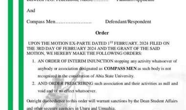 Compass Men Not Recognized Body on Campus, ABSU Warns Students