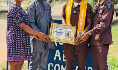 Man O' War Commandant at ABSU Honored with Outstanding Leadership Award