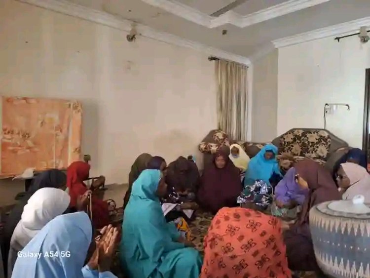 Shehu Sule College of Nursing Provost Pays A Condolence Visit  to Dr. Hauwa Larai Goni